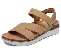 Skechers Sandalias Planas Mujer Lifted Comfort Taupe