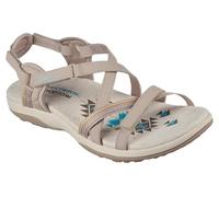 Skechers Sandalias Planas Mujer Reggae Slim - Sun Array Taupe
