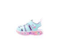 Skechers Sandalias para niña Play Scene Splash-Cute Crew, Turquesa/Lavanda, 9 Toddler
