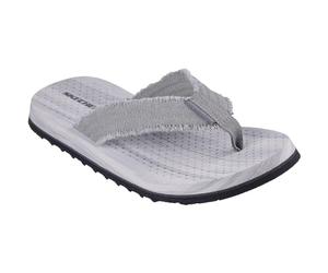 Skechers Sandalias Tantricpara hombre, Lona gris, 43 EU