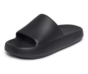 Skechers Sandalias toboganes Foamies: Arch Fit Horizon esculpidas para hombre, negras
