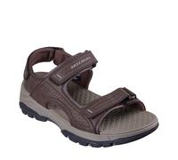Skechers Sandalias TRESMEN GARO 204105 para hombre, ajustables, sintéticas color chocolate 46 EU