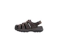 Skechers Tresmen, Sandalia Hombre, Chocolate sintético, 44 EU