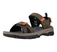 Skechers Sandalias TRESMEN para hombre, malla sintética oliva, 40 EU (6.5 UK)
