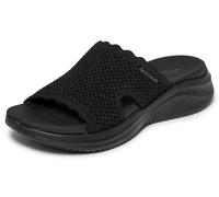 Skechers Sandalias Ultra Flex 3.0 Bring IT Flat para Mujer, Color Negro, 3