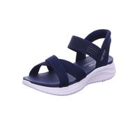 Skechers Ultra Flex 3.0-Never Netter Hands Free Slip-ins, Sandalias Planas Mujer, Navy, 38 EU