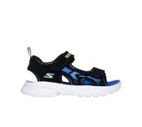 Skechers Sandalias unisex para niños, Negro, 32 EU