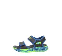 Skechers Sandalias unisex para niños, Negro, 34 EU