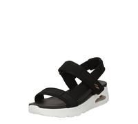 Skechers Sandalia para mujer Cali Duraleather Negro 41 EU