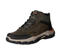 Skechers Santoro Hopkins, Botas para Senderismo Hombre, Olive Leather/Synthetic/Mesh, 41 EU