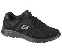 Skechers Satisfaction Flash Point, Zapatillas de Deporte Hombre, Black, 42 EU