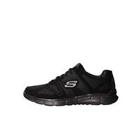Skechers Satisfaction Flash Point, Zapatillas de Deporte Hombre, Negro Black 58350 BBK, 41 EU
