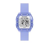 Skechers Sawtelle - Reloj digital de silicona morado para mujer, Púrpura