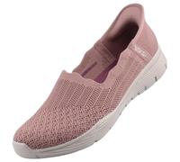 Skechers Seager Believe It- Tenis para Mujer, Tejido Malva, 37.5 EU