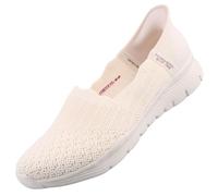 Skechers Seager Believe It, Zapatillas Mujer, White, 38.5 EU
