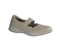 Skechers Modern Comfort Women's Seager-Cute N' Coy Mary Jane - Zapatos planos, Natural, 39 EU