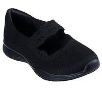 Skechers Seager-Cute N' Coy, Zapatos Planos Mary Jane Mujer, Negro, 36 EU