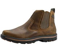 Skechers Men's Relaxed Fit Segment-Dorton Boot, marrón oscuro, 45 EU