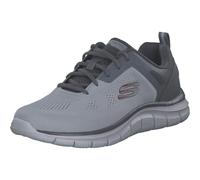 Skechers Seguimiento Más Amplio, Zapatillas de Deporte Hombre, Malla de Ingeniería Gris PU Charcoal Trim, 48.5 EU