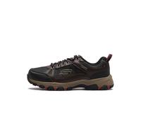Skechers SELMEN CORMACK, Zapatillas para caminar para Hombre, Chocolate Black Leather W/ Synthetic & Mesh, 42 EU
