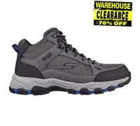 Skechers Selmen Melano Hombre Espuma Viscoelástica Senderismo Terrain Botas Gris