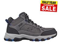 Skechers Selmen Melano Hombre Espuma Viscoelástica Senderismo Terrain Botas Gris