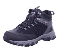 Skechers Selmen Telago - Botas con cordones para hombre, Negro, 44 EU