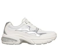 Skechers Shadow - Shiny Wave en Blanco/Plata, talla 39.5