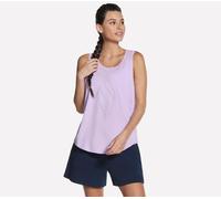Skechers Shine Diamond Tank en Blanco/Plata, talla Pequeña