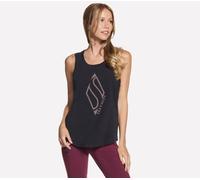 Skechers Shine Diamond Tank en Negro, talla Grande
