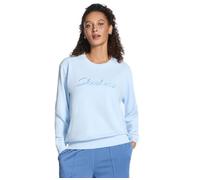 Skechers Signature Crew Sudadera, Azul, XS para Mujer