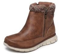 Skechers Sinergia, Botas Cortas al Tobillo Mujer, Brown, 39.5 EU