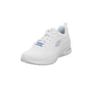 Skechers, Skech-Air Dynamight Cozy Time Mujer, White Knit Blue Trim, 39.5 EU