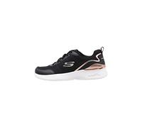 Skechers SKECH-AIR DYNAMIGHT THE HALCYON, Zapatillas para Mujer, Black Mesh / Rose Gold Trim, 38 EU