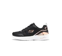 Skechers SKECH-AIR DYNAMIGHT THE HALCYON, Zapatillas para Mujer, Black Mesh / Rose Gold Trim, 40 EU