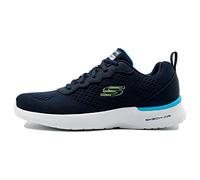 Skechers Skech-air Dynamight Tuned Up, Zapatillas de deporte para Hombre, Navy Engineered Mesh/Pu/Lime Trim, 42.5 EU