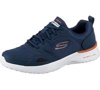 Skechers SKECH-AIR DYNAMIGHT VENTURIK, Zapatillas de deporte para Hombre, Nvy Synthetc/Textile /Orange Trim, 46 EU