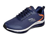 Skechers SKECH-AIR ELEMENT 2.0 LOMARC, Zapatillas Bajas Hombre, Navy Mesh/ Synthetic Trim, 41.5 EU