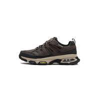Skechers Skech-Air Envoy Bulldozer, Zapatillas de Deporte Hombre, Marrón (Brown Leather PU Mesh Black Trim), 41 EU