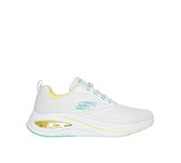 Skechers, Skech-Air Meta AIRED out Mujer, Malla Blanca multiribete, 39 EU