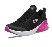 Skechers SKECH-AIR STRATUS-SPARKLING W, Women’s Trainers, Black (Gray Heather Mesh & Suede/White Trim Bkhp), 3 (36 EU)
