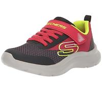 Skechers Skech Fast Solar-Squad, Zapatos Deportivos Niños, Red & Black Textile / Synthetic / Yellow & Wh, 28 EU