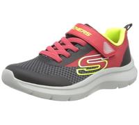 Skechers Skech Fast Solar-Squad, Zapatos Deportivos Niños, Red & Black Textile / Synthetic / Yellow & Wh, 29 EU