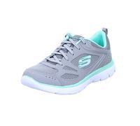 Skechers Skech-Flex Ultimate Reality, Tenis Bajos para Mujer, Turquesa Gris, 36 EU