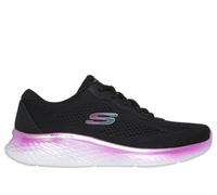Skechers, Skech-Lite Pro Stunning Steps Mujer, Malla Negra y Ribete Morado, 37.5 EU