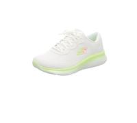 Skechers, Skech-Lite Pro Stunning Steps Mujer, Malla Blanca con Ribete de Lima, 35 EU
