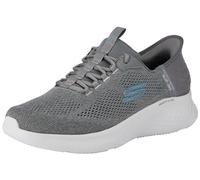 Skechers Skech-Lite Pro, Zapatillas Hombre, Charcoal Mesh Blue Trim, 42 EU