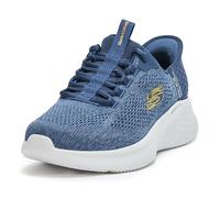 Skechers Skech-Lite Pro, Zapatillas Hombre, Navy Mesh Yellow Trim, 42 EU