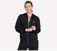 Skechers SKECH SWEATS Signature Full Zip sudadera en Negro, talla 2XL