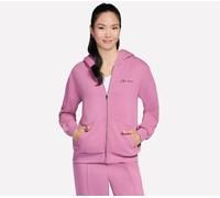 Skechers SKECH SWEATS Signature Full Zip sudadera en Rose, talla Grande